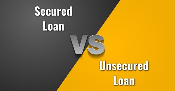 What makes secured loans different from unsecured loans?